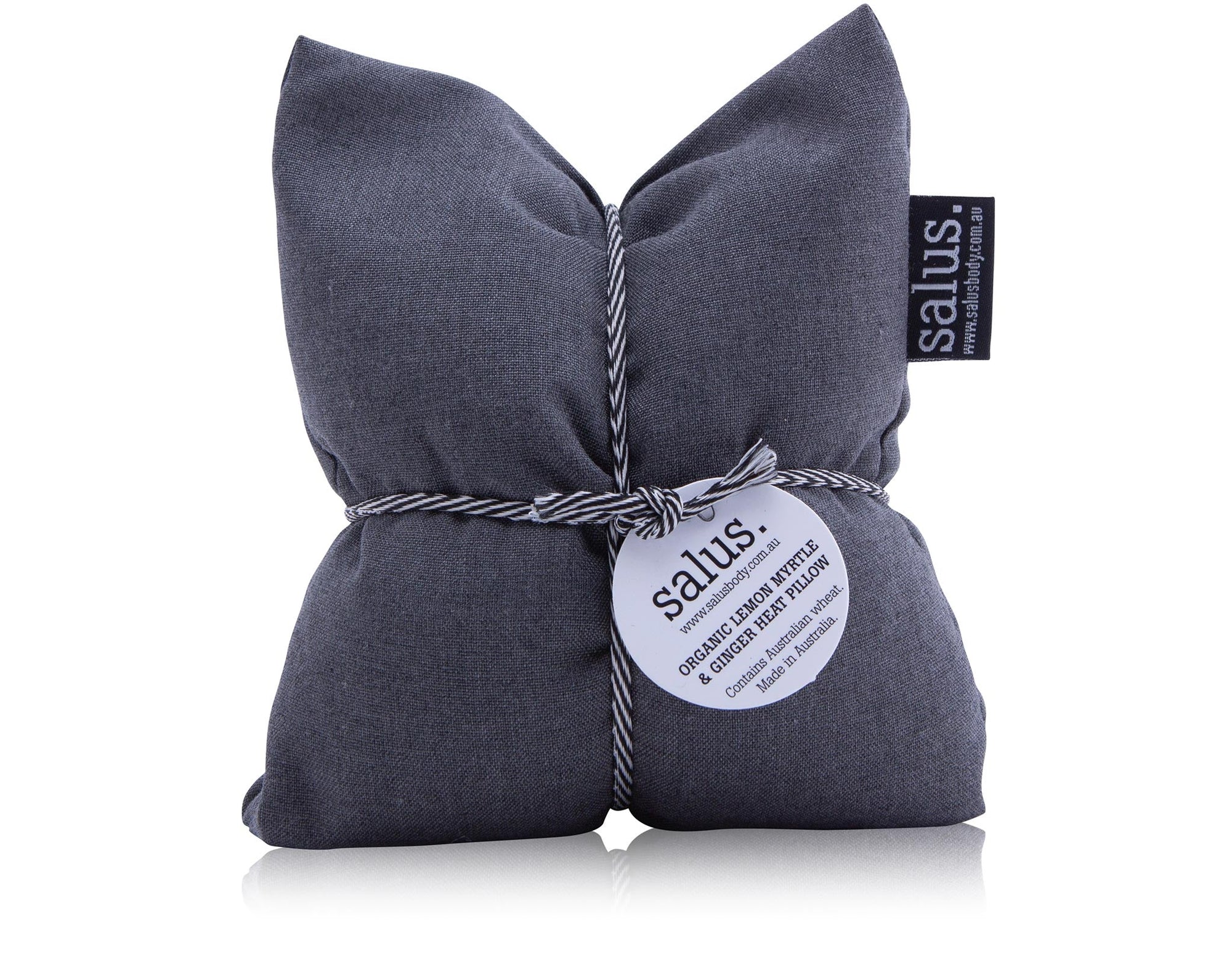 Organic Lemon Myrtle & Ginger Heat Pillow (Grey)