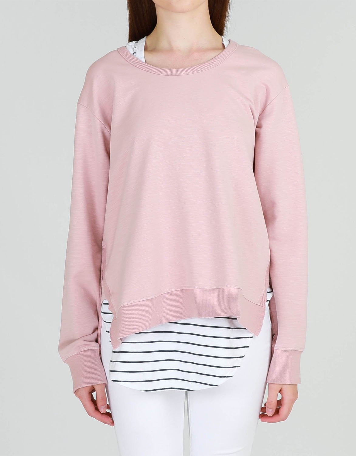 Ulverstone Sweater - Pink/Marshmallow