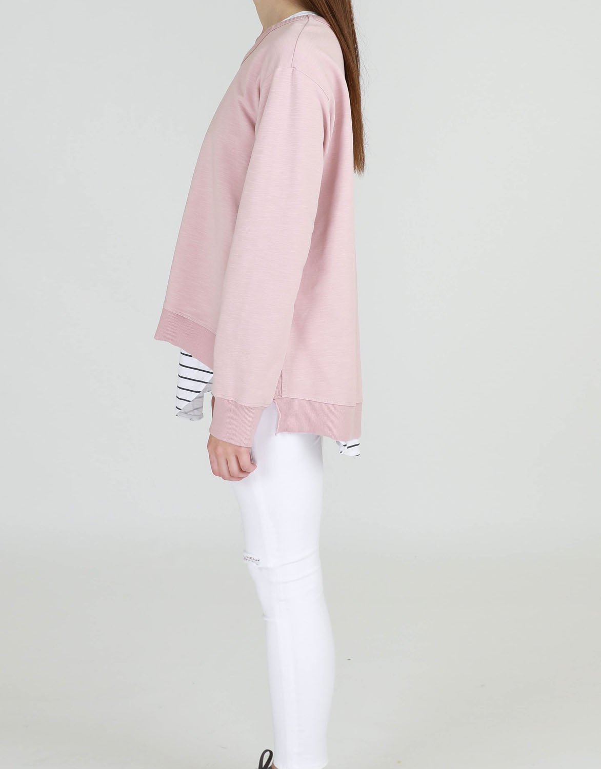 Ulverstone Sweater - Pink/Marshmallow